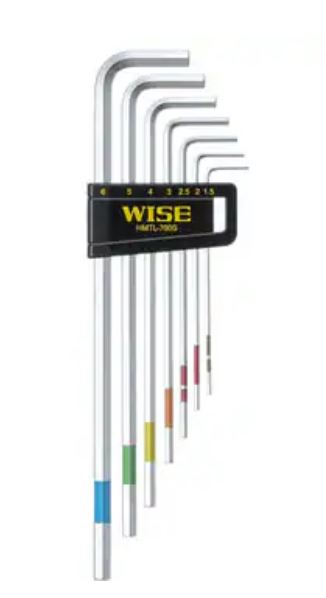 WISE日本若穂囲镀硬铬六角棒扳手组套装HMTL-700S详询  关159-0897-0566