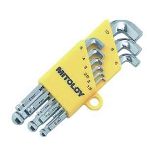 MITOLOY水户工机短头内六角扳手套装HBS900S青岛平山技研刘156-21198049