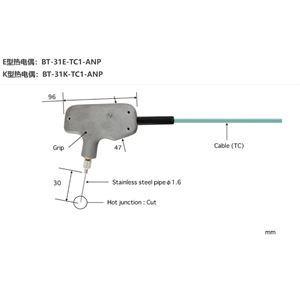 日本ANRITSU安立計器刺入型温度传感器BT-31E-TC1-ANP