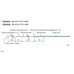 日本ANRITSU安立計器低温用温度传感器BR-01E-0-TS1-ANP