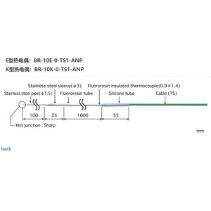 日本ANRITSU安立計器低温用温度传感器BR-10K-0-TS1-ANP