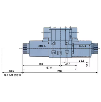 日本NACHI不二越SS-G01-A3X-R-D2-31电磁阀 李:157*1387*6121