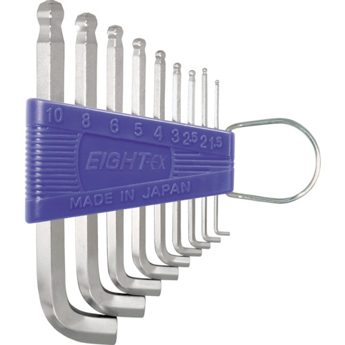 日本EIGHT百利TTR-S9内六角扳手套装 李:157*1387*6121