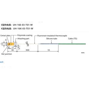 日本ANRITSU安立計器移动/回转表面用温度传感器UH-16E-03-TS1-W