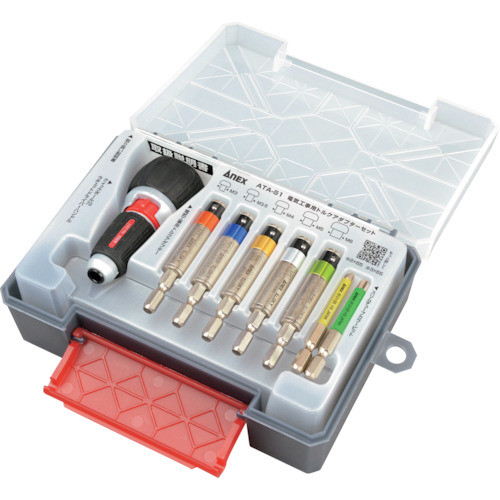 日本ANEX安力士ATA-S1扭力螺丝刀套装 李:157*1387*6121