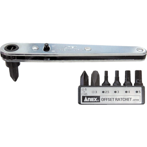 日本ANEX安力士417棘轮螺丝刀套装 李:157*1387*6121