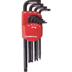 日本SUPERTOOL世霸HTLB9S长球尖六角扳手套装 李:157-1387-6121