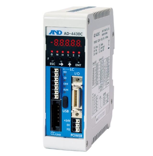 日本AND艾安得AD-4430C重量显示器导轨式称重变送模块15713876121