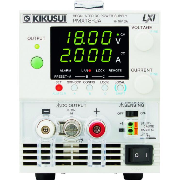 全新正品日本KIKUSUI菊水PMX35-3A/PMX18-5A直流稳定电源15713876121