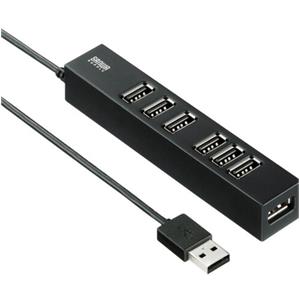 日本SANWA三和USB-2H701BKN集线器15713876121